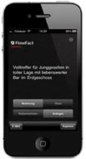 Bild: Neue iPhone-App: Aufmerksamkeitsstarke ImmobilienHeadlines „erschütteln“