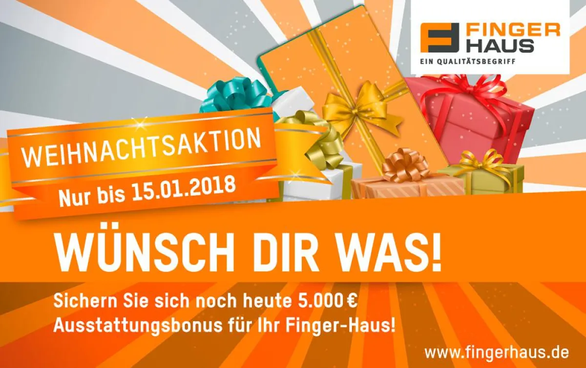 Weihnachtsaktion von FingerHaus