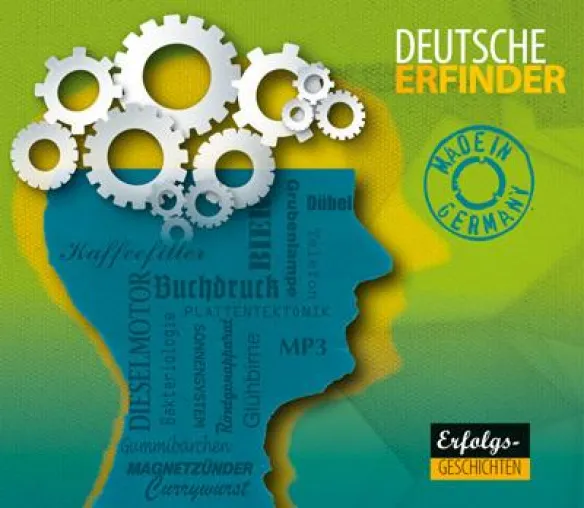 Bild: Hörbuch Deutsche Erfindungen mit Hannelore Hoger, Dietmar Mues und Holger Löwenberg neu im Silberfuchs-Verlag