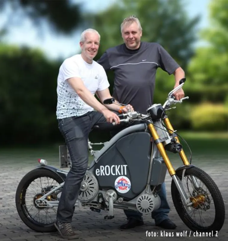 Mobilität neu definiert: Stefan Gulas ( links ) und Harald Henschel