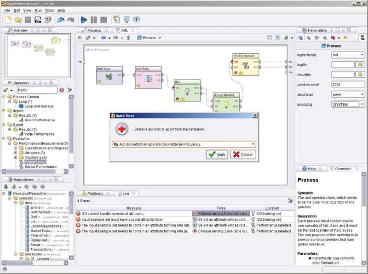 RapidMiner 5 Screenshot