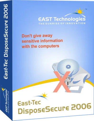 East-Tec DisposeSecure 2006 3.4: Überholte Rechner absolut sicher löschen Bild: East-Tec DisposeSecure 2006 3.4: Überholte Rechner absolut sicher löschen
