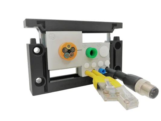 Bild: Hohe Flexibilität bei geringem Planungsaufwand - Kabeldurchführungssysteme von Variozell