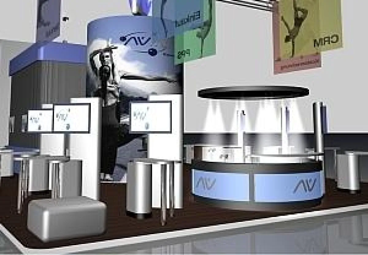 Neuer CeBIT-Stand von Nissen & Velten.