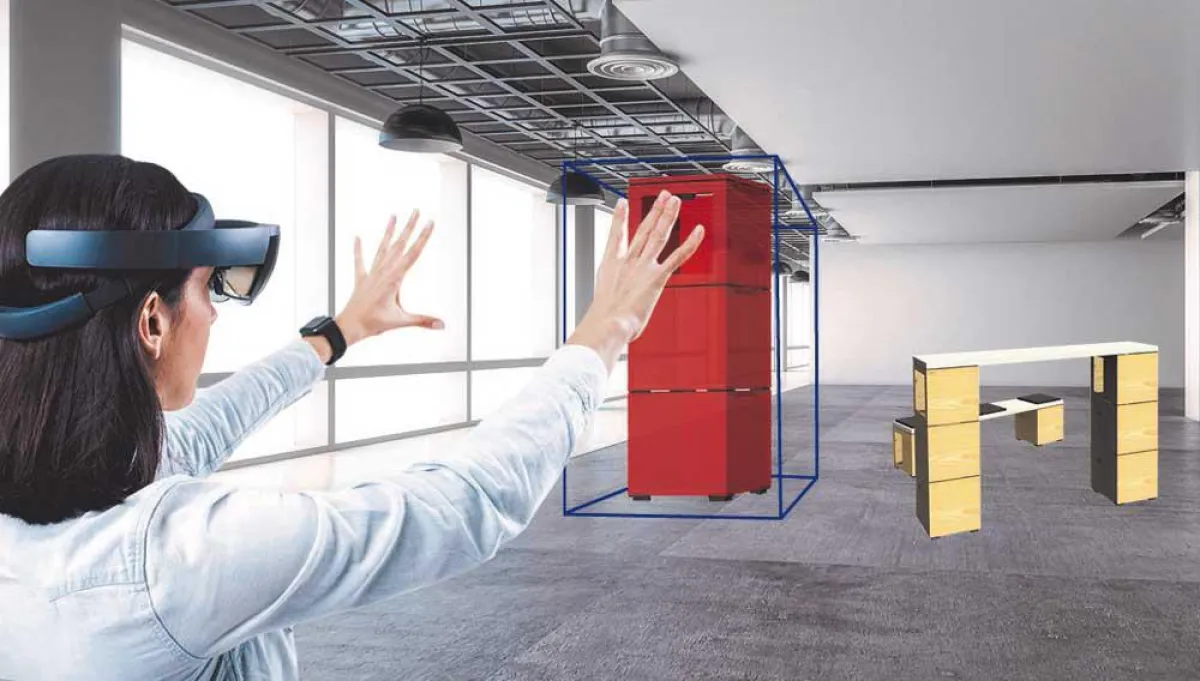 Mit dem 3D-Einrichtungskonfigurator 'Outlines MR' können Nutzer jeden Raum frei gestalten, Wand- und