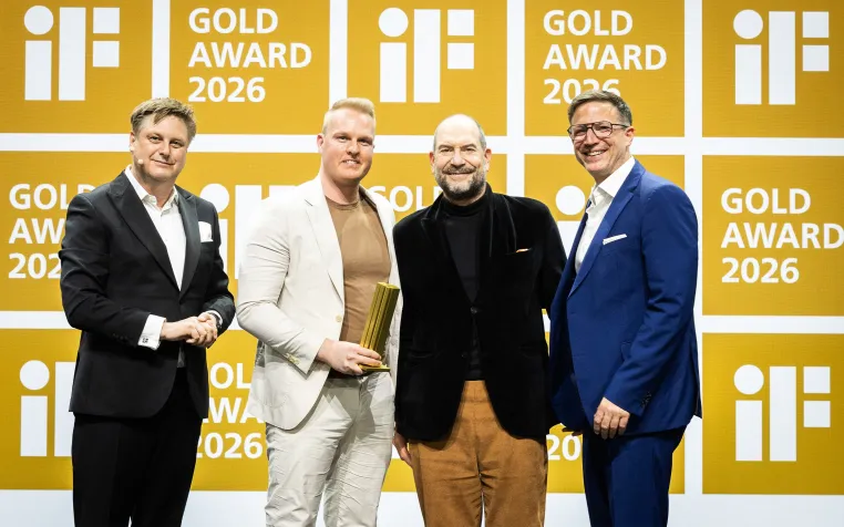 Bild: RAINBOW WOOL gewinnt iF DESIGN GOLD AWARD 2026