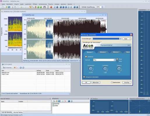 Bild: Acoustica 4 - der Audio-Editor mit Profi-Funktionen