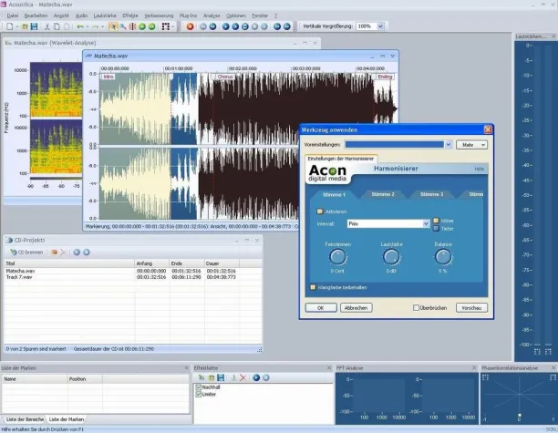 Bild: Acoustica 4 - der Audio-Editor mit Profi-Funktionen