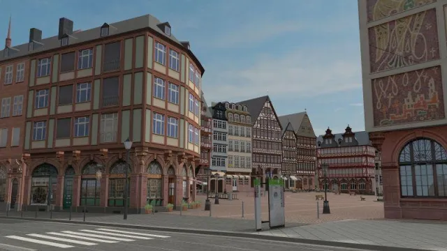 Bild: Frankfurt wird digital: Darmstädter Technologieschmiede erstellt weltgrößtes hochaufgelöstes 3D-Stadtmodell