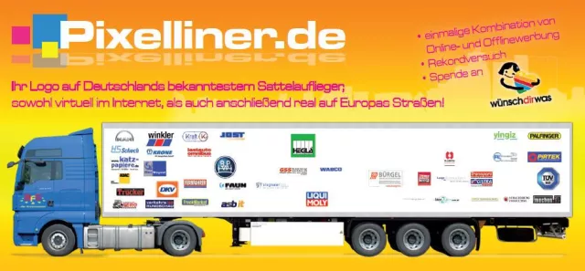 Bild: Pixelliner auf dem Weg zum Rekord