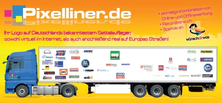 Bild: Pixelliner auf dem Weg zum Rekord
