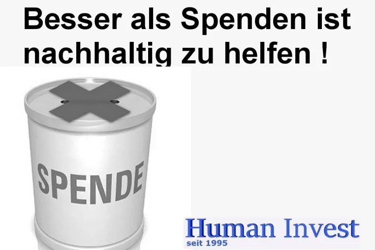 Bild: Warum Sie zu Weihnachten nicht mehr spenden sollten. Humanitäre Geldanlage ist der bessere Weg.
