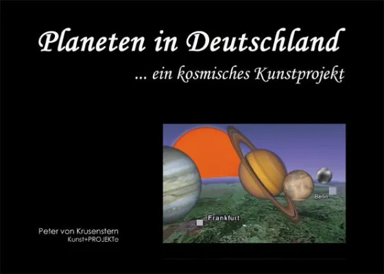 Bild: Taschenbuch erschienen - Planeten in Deutschland ... ein kosmisches Kunstprojekt