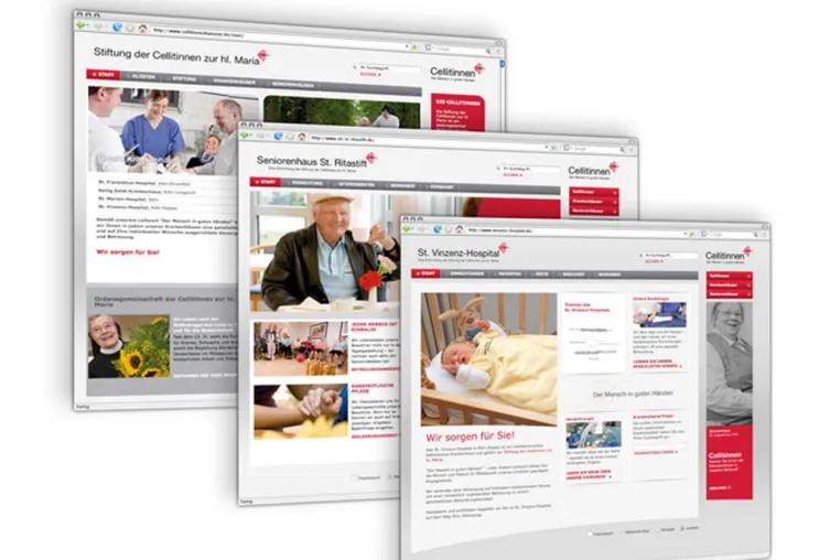 Authentisch und übersichtlich - Der neue Internetauftritt der Stiftung der Cellitinnen zur hl. Maria Bild: Authentisch und übersichtlich - Der neue Internetauftritt der Stiftung der Cellitinnen zur hl. Maria