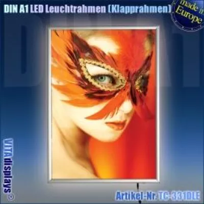 Bild: Klapprahmen von VITAdisplays® ziehen die Blicke auf sich