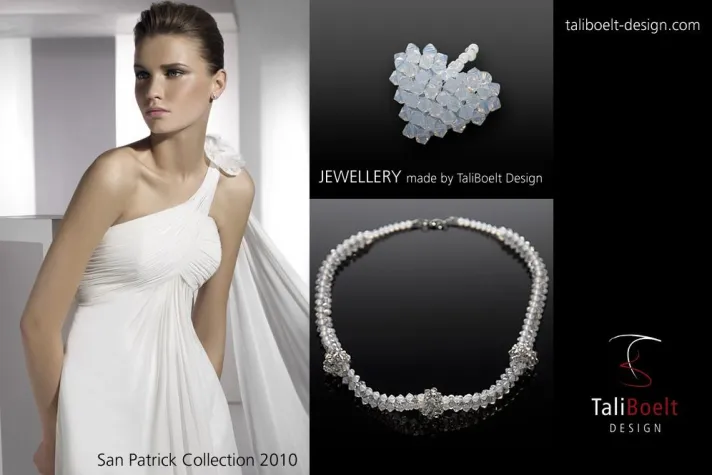 Bild: TaliBoelt Design 2010 : Exklusive Brautmoden von San Patrick, individueller Schmuck und elegante Kindermoden