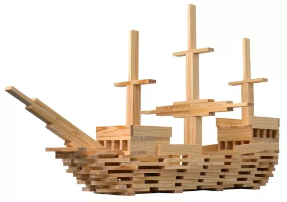 Bild: Was alles mit einem einfachen Holzbauklotz möglich ist