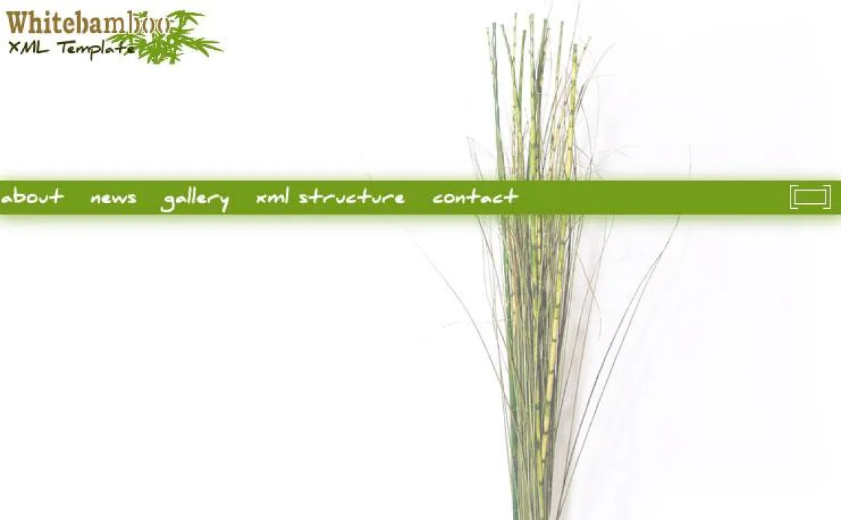 Flash Webtemplate mit XML Unterstützung