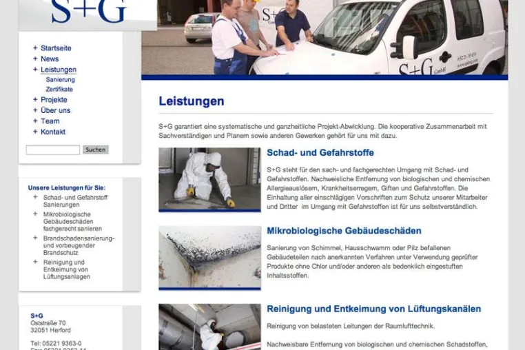 Bild: Für S+G Herford ist Arbeitsschutz wichtig