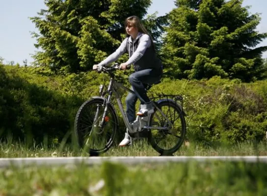 Bild: Bergauf und Bergab: Strampeln ohne zu schwitzen