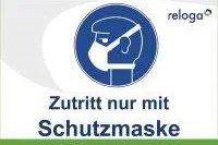 Bild: Schutzmaskenpflicht auf allen RELOGA-Anlagen!