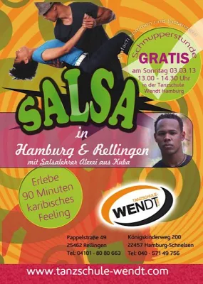 Bild: Salsa in Hamburg - jetzt gratis testen bei Tanzschule Wendt