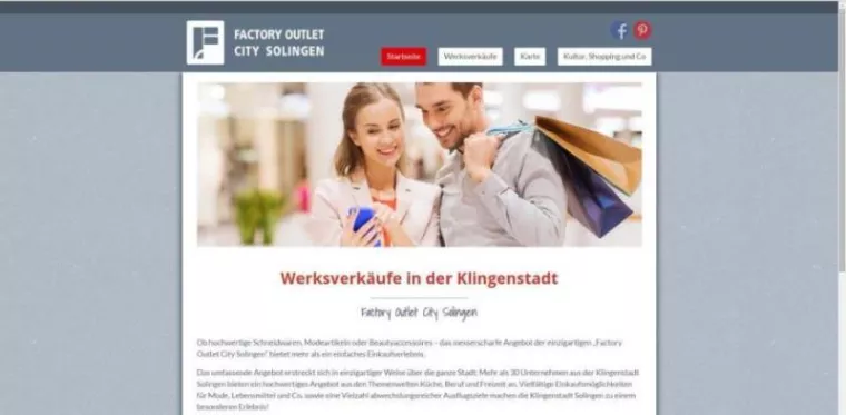 Bild: “Factory Outlet City Solingen“ geht online
