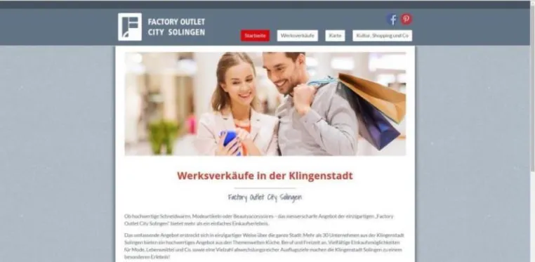 Bild: “Factory Outlet City Solingen“ geht online