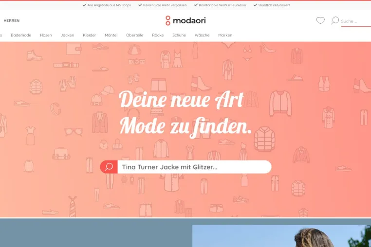 Bild: modaori startet erstes KI-basiertes Fashionportal in Deutschland 