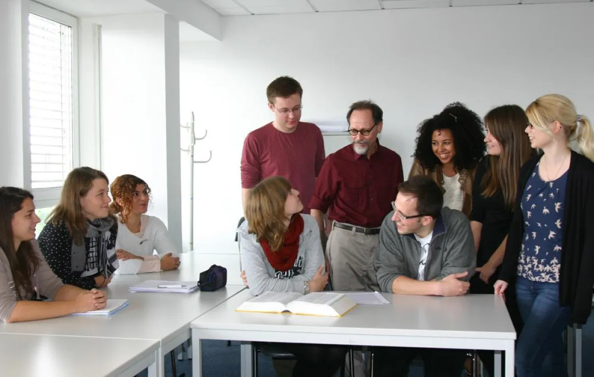 An der Übersetzer- und Dolmetscherschule im Unterricht