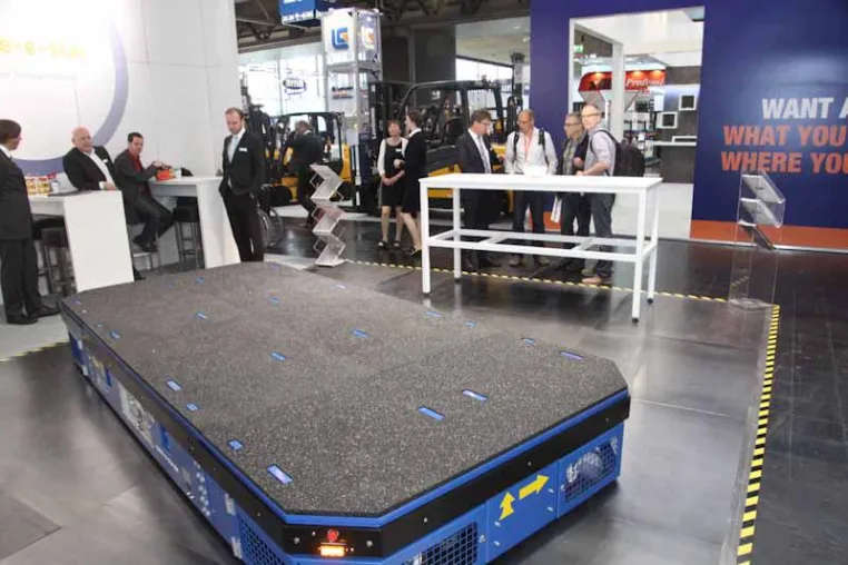 Bild: HIT Hafen- und Industrietechnik GmbH aus Wardenburg präsentierte sich auf der CeMAT