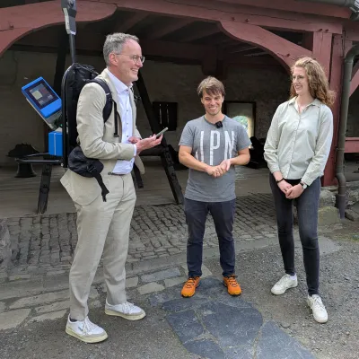 Bild: Die Marksburg in 3D