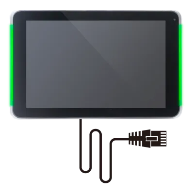 Bild: Digital Signage Display Lösung von digitalSIGNAGE.de zur Raumbuchung & Wegeleitung