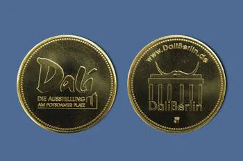 Dalí – Sonderprägung zum zweijährigen Jubiläum der Aus-stellung am Potsdamer Platz Bild: Dalí – Sonderprägung zum zweijährigen Jubiläum der Aus-stellung am Potsdamer Platz