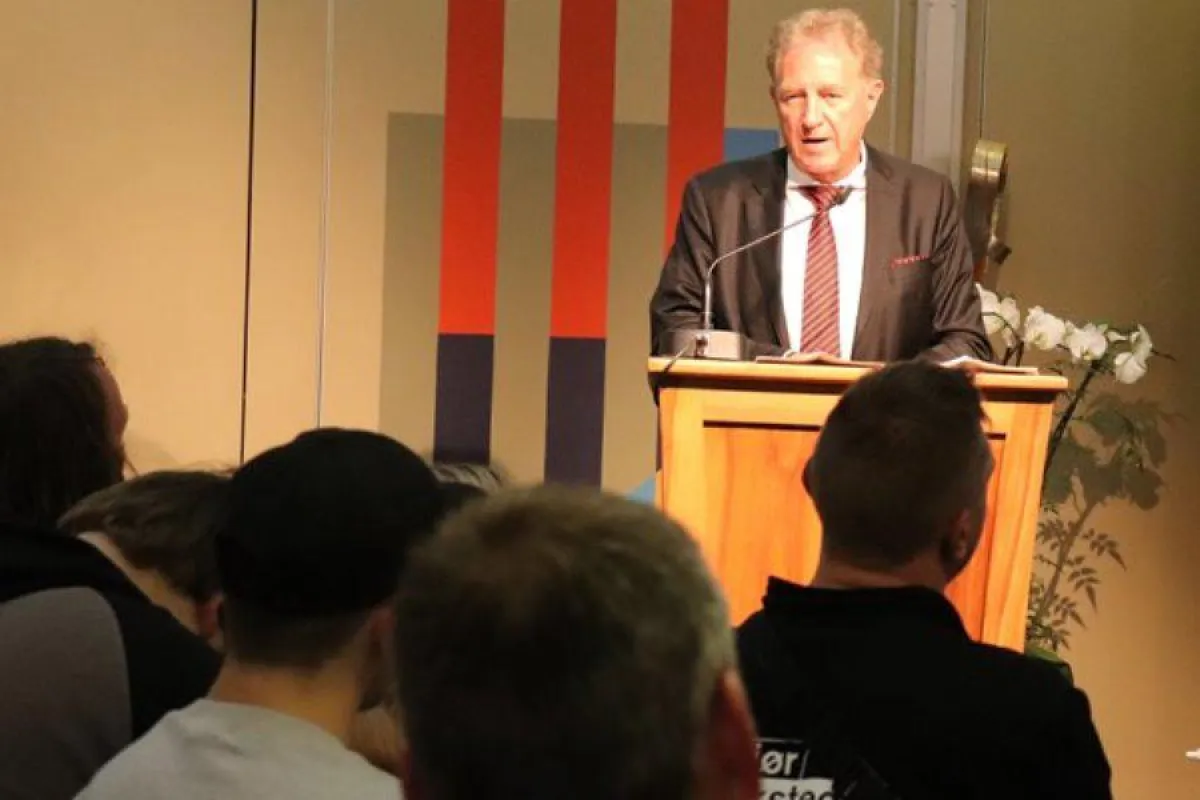 Norbert Barthle, Parlamentarischer Staatssekretär, bei seinem Vortrag
