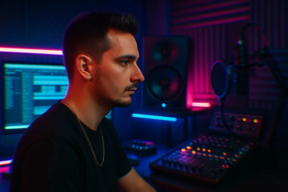 Mr. Alpa im Tonstudio 