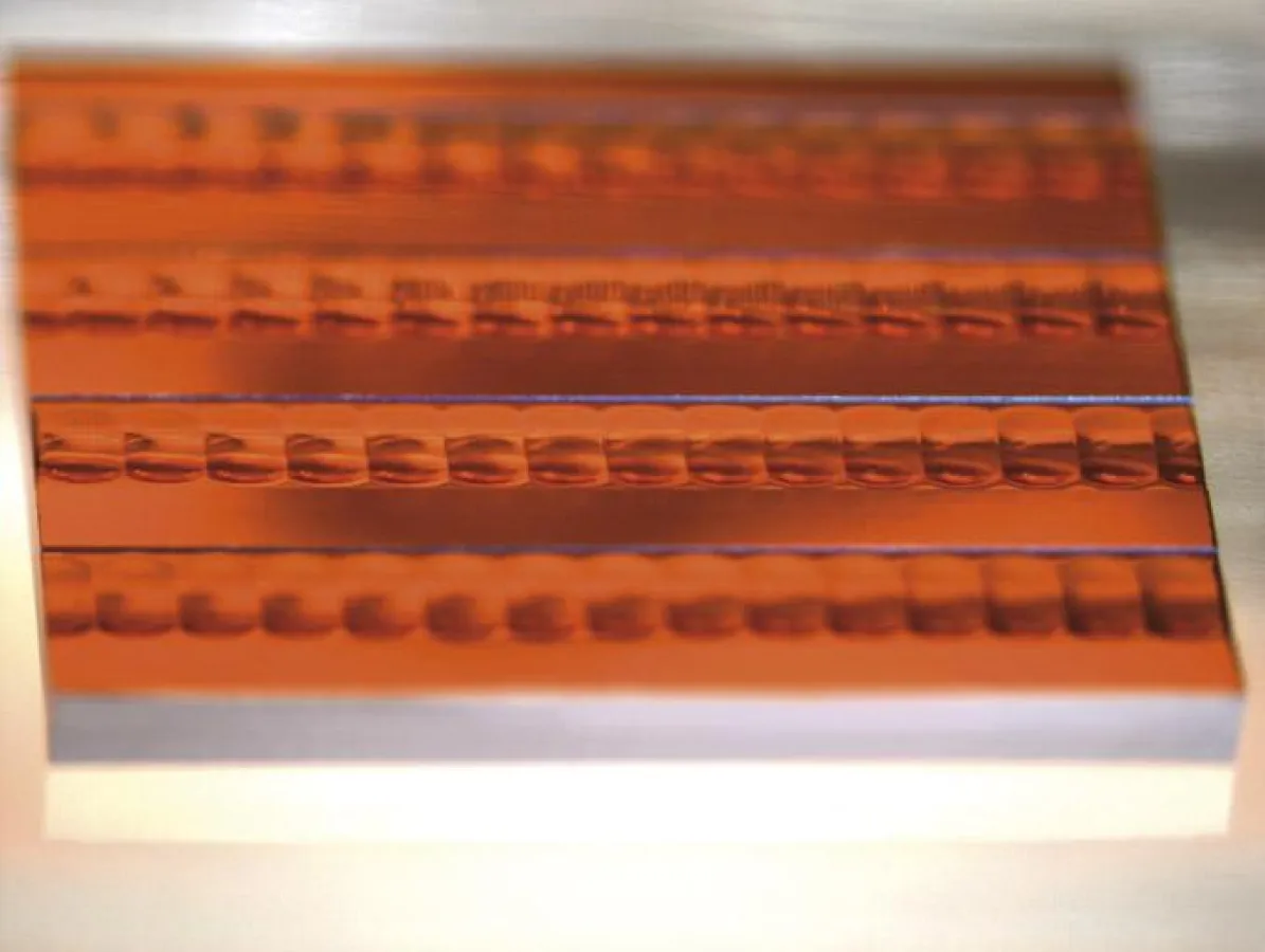 Mikrolinsenarray aus Galliumphosphid