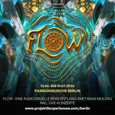 Bild: FLOW erstmals in Berlin – Immersives 360°-Erlebnis mit Live-Konzerten
