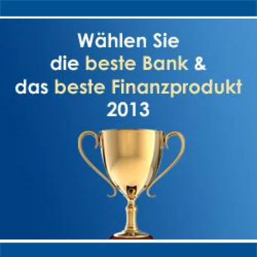 Bild: BankingCheck sucht „die Beste Bank & die Besten Finanzprodukte 2013“