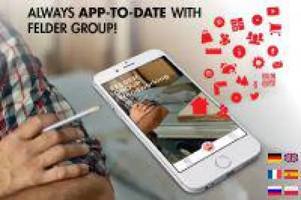 Bild: FELDER GROUP Woodworking - Die smarte APP für Holzbearbeiter  ist da!