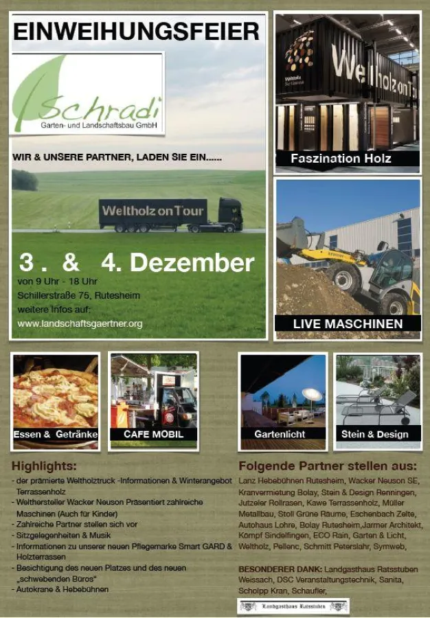 Schradi zieht 2011 nach Rutesheim in die Schillerstr. 75