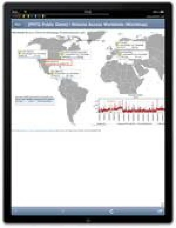Beispiel für mobiles Monitoring - iPad-Oberfläche