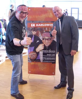 Bild: Stefan Marquard wird Testimonial für Karlowsky Fashion