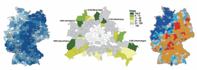 Bild: Geo-Direktmarketing - AZ Direct im Anbietervergleich des Fraunhofer Instituts