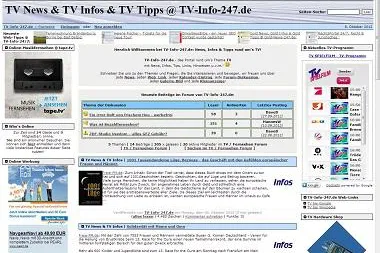 Bild: Erfolgreicher Relaunch des TV-Portals TV-Info-247.de