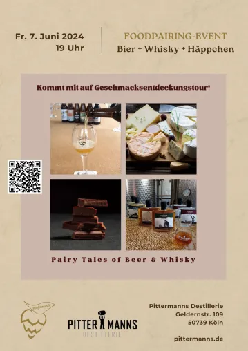 Geschmackskombinationen und perfekte Vermählungen mit Bier und Whisky Bild: Geschmackskombinationen und perfekte Vermählungen mit Bier und Whisky