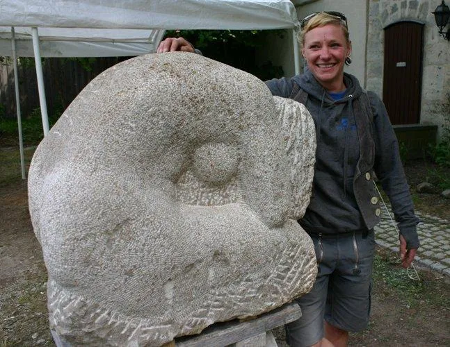 Bild: Steinmetz-Symposion 2011: Siegerin ist Verena Wilke aus Wolfenbüttel