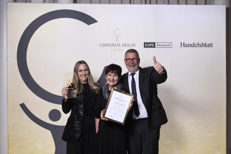 Bild:  Corporate Health Award: Schöllgen ist Deutschlands gesündester Handwerksbetrieb 2024