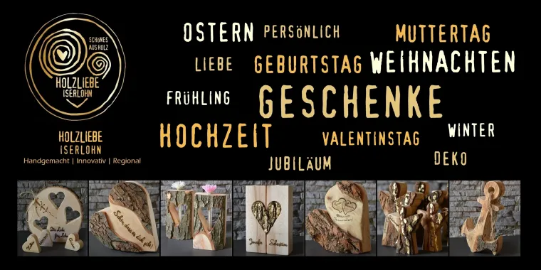 Bild: „10 Jahre Liebe in Holz: Holzliebe-Iserlohn fertigt personalisierte Teelichthalter für Standesamt Kappl“