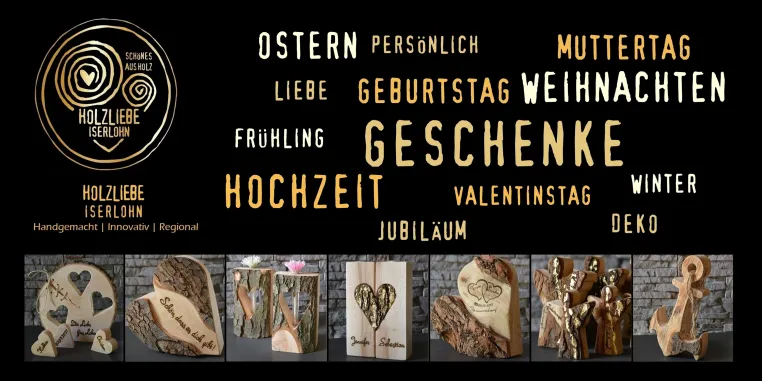 „10 Jahre Liebe in Holz: Holzliebe-Iserlohn fertigt personalisierte Teelichthalter für Standesamt Kappl“ Bild: „10 Jahre Liebe in Holz: Holzliebe-Iserlohn fertigt personalisierte Teelichthalter für Standesamt Kappl“